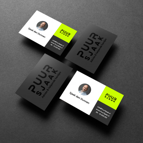 PuurSjaak logo & huisstijl ontwerp.