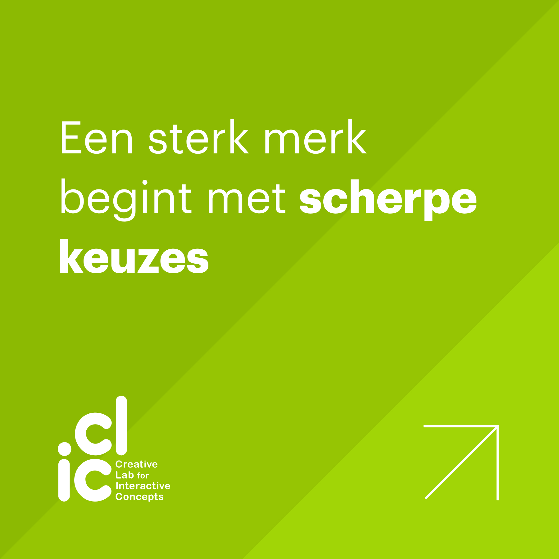 Bij gevestigde organisaties kan een merkstrategie voelen als iets wat vooral extra tijd en geld kost. Je wilt een design upgrade, je merk vernieuwen of je website aanpakken. Niet opnieuw allerlei moeilijke vragen beantwoorden met als mogelijk gevolg dat er nog veel meer moet veranderen. Die gedachte is begrijpelijk. Zeker omdat merkstrategische trajecten soms behoorlijk uitgebreid worden aangepakt. Bij Clic kijken we daar anders naar.